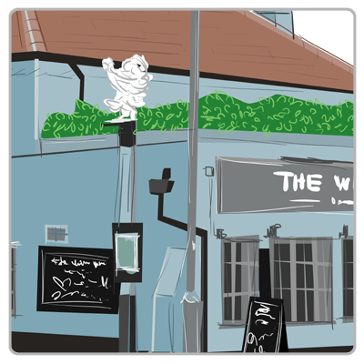 The White Lion Pub Little Chalfont - Thumbnail - Dresses and Pints - Emma Prill